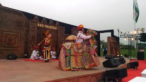 Kachhi Ghodi dance of Rajasthan at Central Park, Connaught Place P 20171117 154338 11
